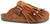Sabot donna color cuoio bruciato in camoscio vera pelle, punta rotonda, suola imbottita in memory tipo birkenstock, modello L'ARTIGIANO 1260-F698, calzature artigianali 100% Made in Italy