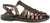 Sandali gladiatori donna marroni testa di moro in vera pelle, modello francescano, cinturini intrecciati e fasciati, calzature artigianali 100% Made in Italy, articolo 6173