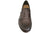 vista dall'alto scarpe doppia fibbia uomo eleganti marroni testa di moro in vera pelle intrecciata, suola in vero cuoio cucita, punta rotonda, modello GUIDO FERRI 6637, scarpe artigianali 100% Made in Italy