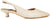 Slingback donna color beige bianco panna a punta con tacco basso in vera pelle, decoltè stile chanel aperte dietro e laterale con cinturino elastico, tacco comodo, modello ANGEL ALARCON 26017, calzature artigianali