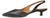 vista laterale slingback donna nere a punta con tacco basso in vera pelle, decoltè stile chanel aperte dietro e laterale con cinturino elastico, tacco comodo, modello ANGEL ALARCON 26017, calzature artigianali