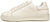 vista laterale sneaker uomo panna bianco latte in vera pelle martellata, suola in EVA super leggera di colore beige alta e rialzata, modello BT-102, scarpe artigianali Made in Italy con negozio a Civitanova