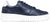 Sneaker uomo eleganti blu in vera pelle con dettagli in camoscio e tallone in pelle bianca, suola leggera e rialzata, modello ACS Exclusive AR80, scarpe artigianali Made in Italy con negozio a Civitanova Marche