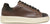 Sneaker uomo marrone testa di moro in vera pelle martellata con punta e talloen in camoscio, suola in EVA super leggera di colore beige alta e rialzata, modello BT-102, scarpe artigianali Made in Italy con negozio a Civitanova