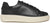 Sneaker uomo nera in vera pelle martellata con punta e tallone in camoscio, suola in EVA super leggera di colore beige alta e rialzata, modello BT-102, scarpe artigianali Made in Italy con negozio a Civitanova