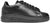 Sneaker uomo nera elegante in vera pelle dall'effetto squamata pitonata, suola nera total black leggera e rialzata, modello ACS Exclusive AR52, scarpe artigianali Made in Italy con negozio a Civitanova Marche