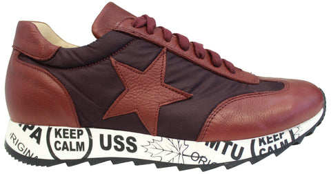 |SNEAKER UOMO PELLE BORDO'|