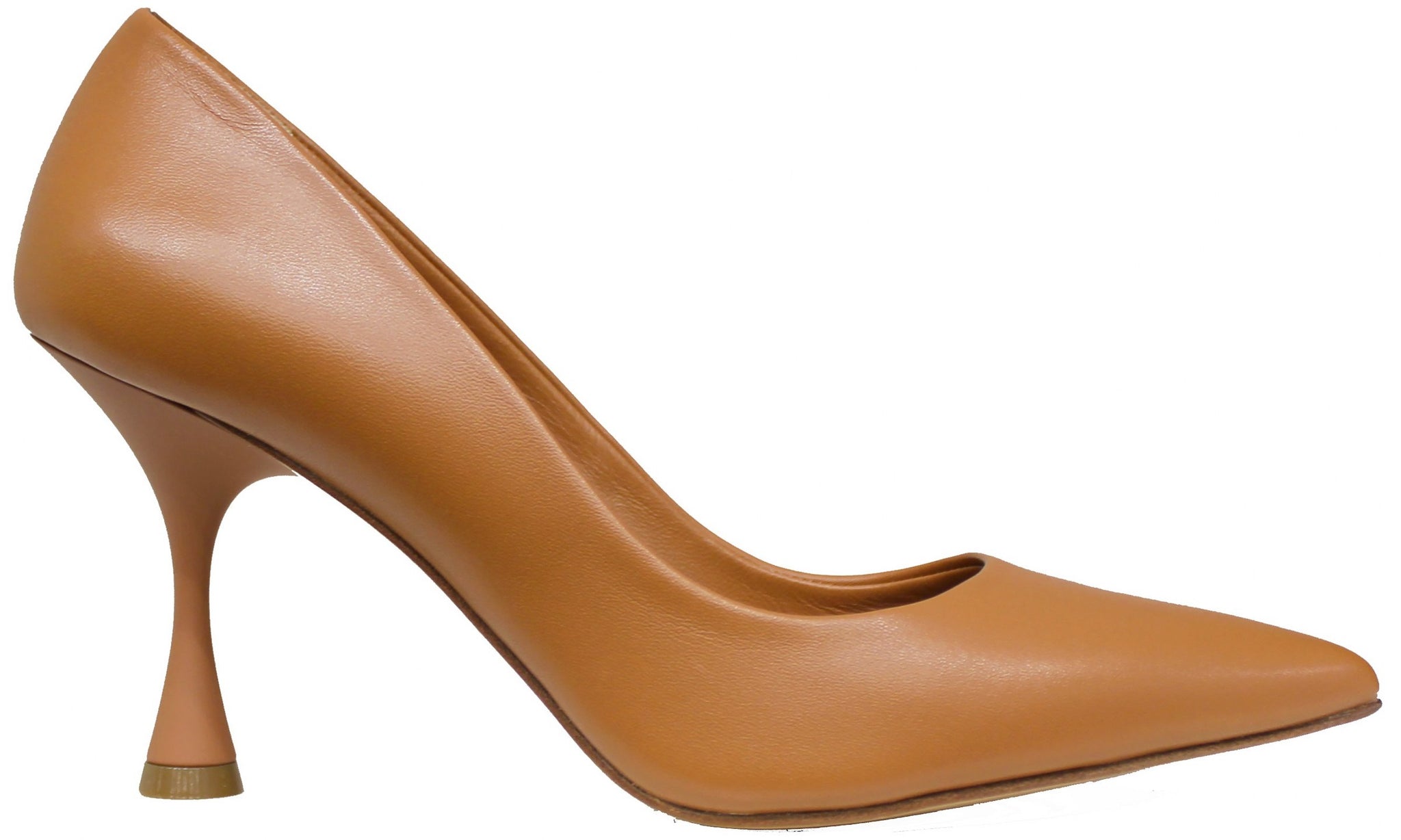 DECOLTE' A PUNTA PELLE CUOIO ACS Calzature Italiane