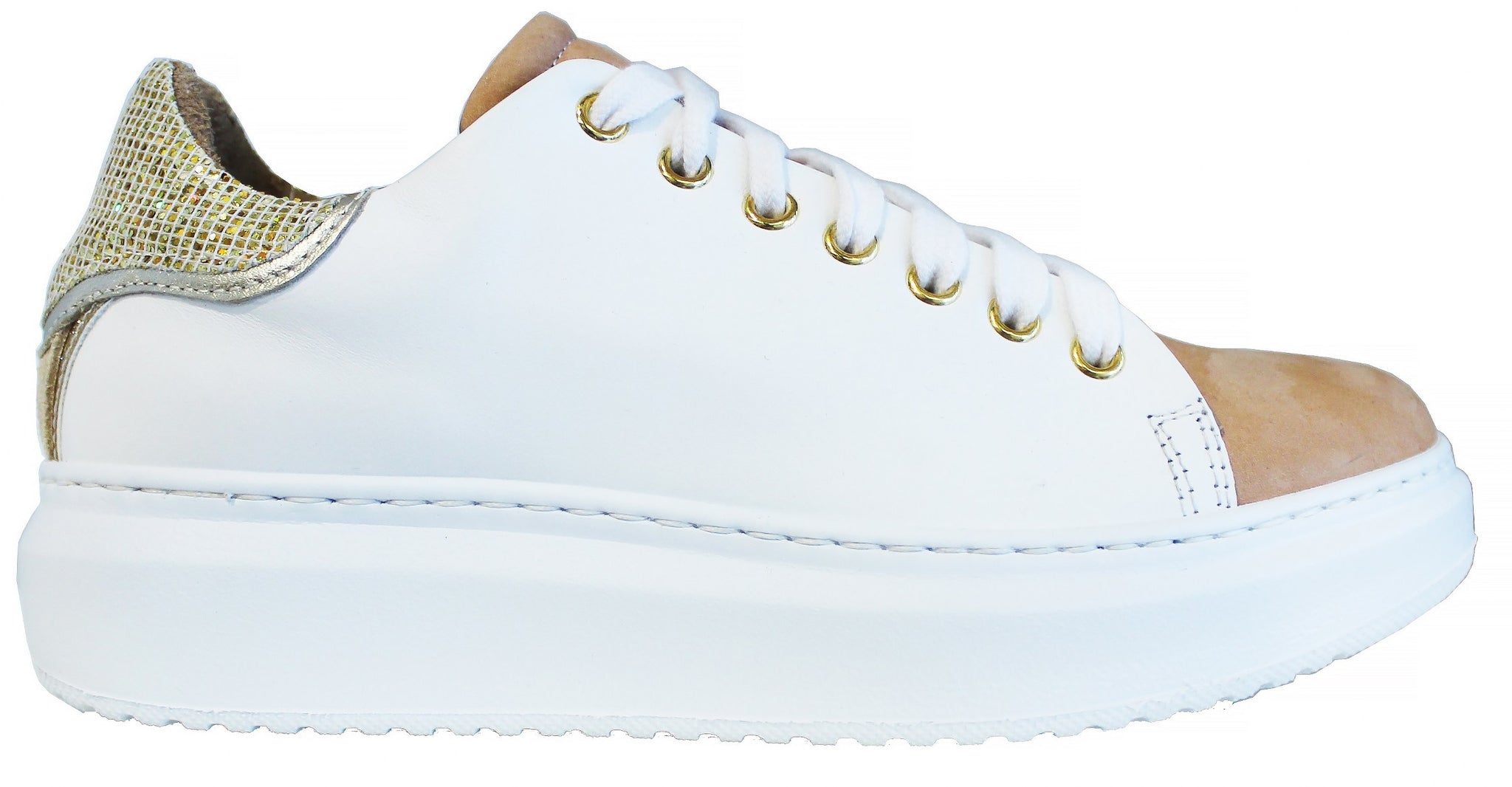 Sneakers Donna Scarpe Ginnastica Pelle Bianche SNEAKER DONNA PELLE