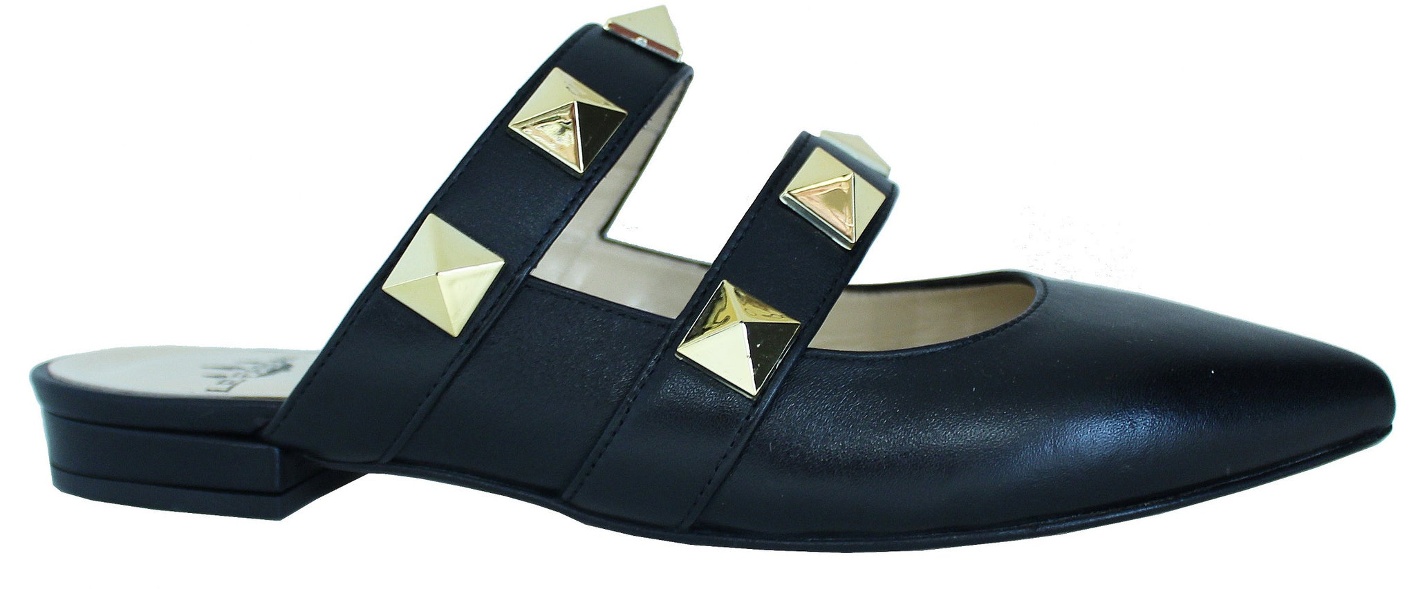 ACS SABOT MULE DONNA BORCHIATA PELLE NERA| ACS Calzature Italiane