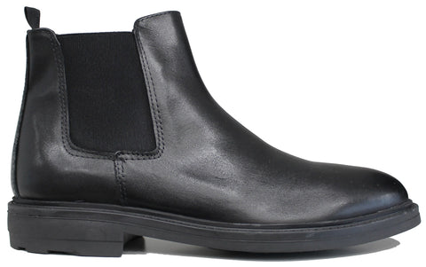 Scarpe eleganti uomo stivaletto beatles articolo 996 calzaturificio ellegi in vera pelle nera con elastici laterali con suola in gomma effetto classico 100% made in italy scarpe con negozio a civitanova marche collezione moda autunno inverno scarpe online artigianali