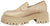 vista laterale scarpe donna mocassino liscio semplice elegante sportivo calzaturificio crown articolo mocassino fl in vera pelle meringa cipria molto morbida suola carrarmato alta leggera 100% made in italy scarpe con negozio a civitanova marche collezione moda 2022 calzature artigianali made in italy scarpe online
