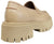 vista posteriore scarpe donna mocassino liscio semplice elegante sportivo calzaturificio crown articolo mocassino fl in vera pelle meringa cipria molto morbida suola carrarmato alta leggera 100% made in italy scarpe con negozio a civitanova marche collezione moda 2022 calzature artigianali made in italy scarpe online